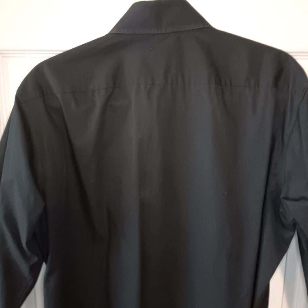 BOSS Hugo Boss Classic Black Long Sleeve Dress Shirt - Picture 4 of 4